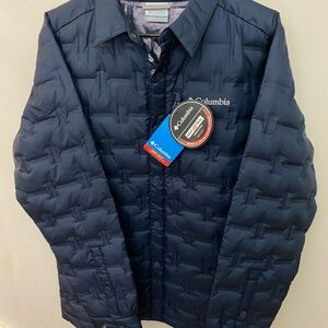 Columbia Men's Dark Blue Puffer Jacket